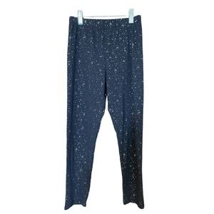 Love Cameron Navy Blue Gold Speck Girls Leggings Size 10/12